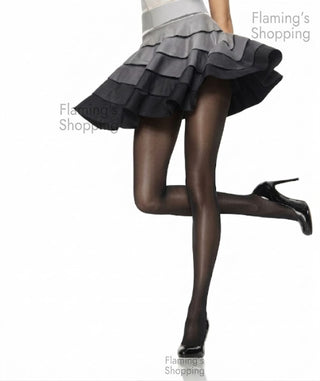 Hanes Stylessentials Silky Sheer Tights 1 Pair Light Control Top Black L-XL