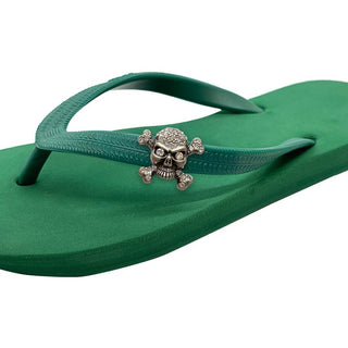 Green Popits Flip Flop for woman popit Sandal with shoe clip Charm - EH Store USA