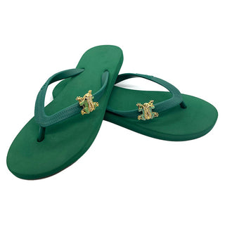 Popit Green Flip Flops with Changeable Charms