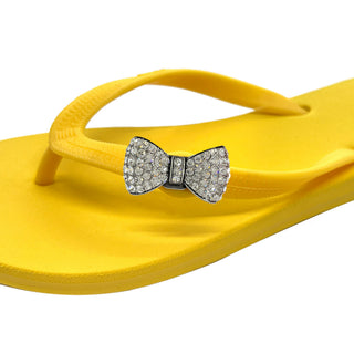 Popits Flip Flops - Yellow - Interchangeable Charm Sandals