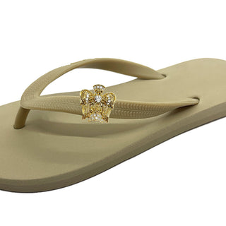 Popit Flip Flops with Changeable Charms: Summer Beach Sandals